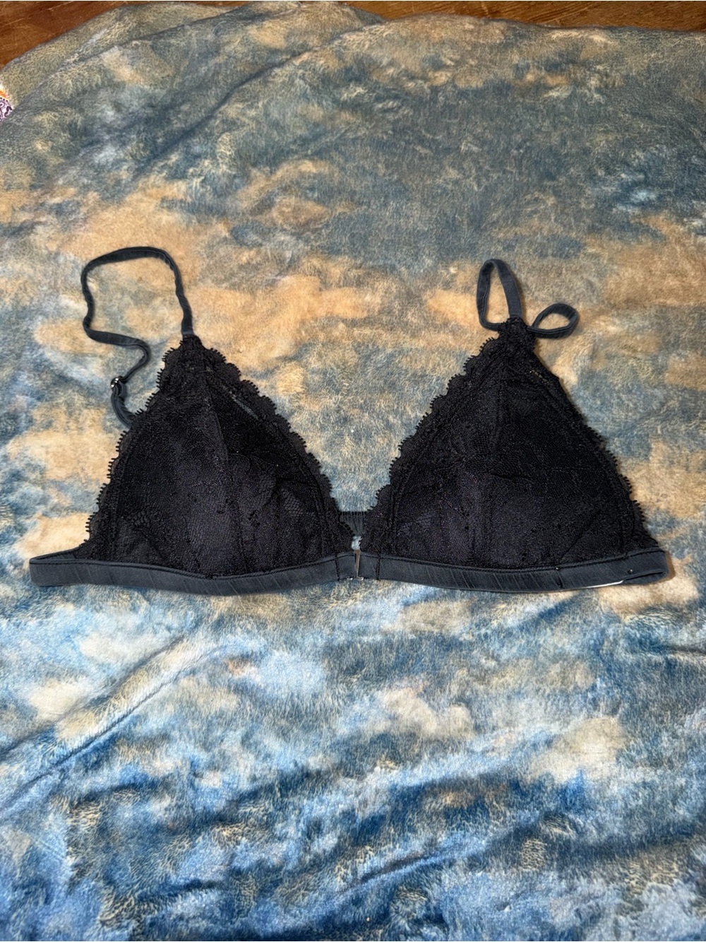 Silk Black Lace Bralette - Women's Intimates